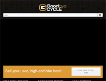 Tablet Screenshot of goodbyecycle.com